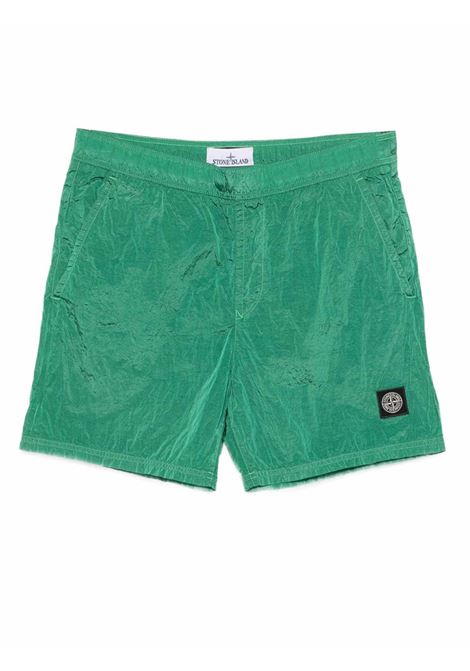 b100003 shorts man military green STONE ISLAND | L1S15 B100004 S0043V005H